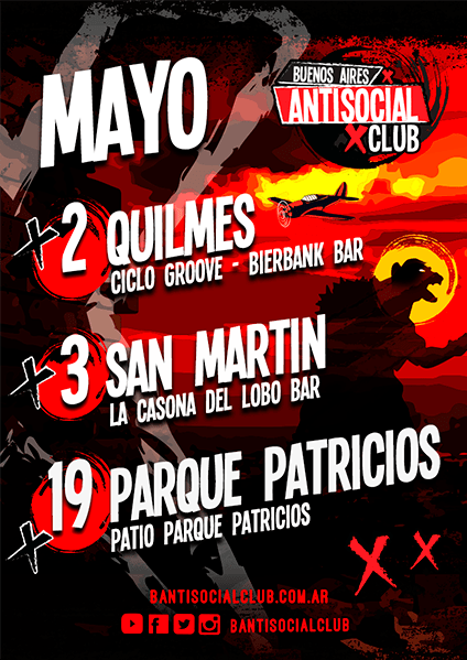 NUEVAS FECHAS QUILMES, SAN MARTIN Y P.PATRICIOS!